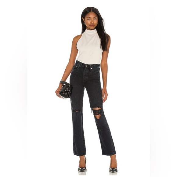 Agolde Lana Straight Jeans in Disorder - Picture 1 of 4